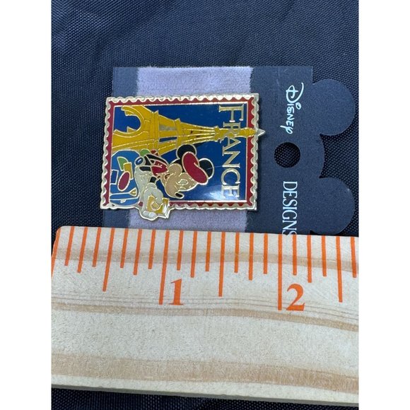 Epcot 15th Anniversary Stamp Series Disney Pin France Mickey - Picture 4 of 5